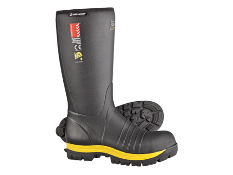 Skellerup-Skellerup Quatro Safety Knee Gumboot-Discount Workwear NZ