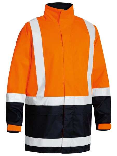 Bisley-Bisley Recycled Hi Vis Rain Jacket-Discount Workwear NZ