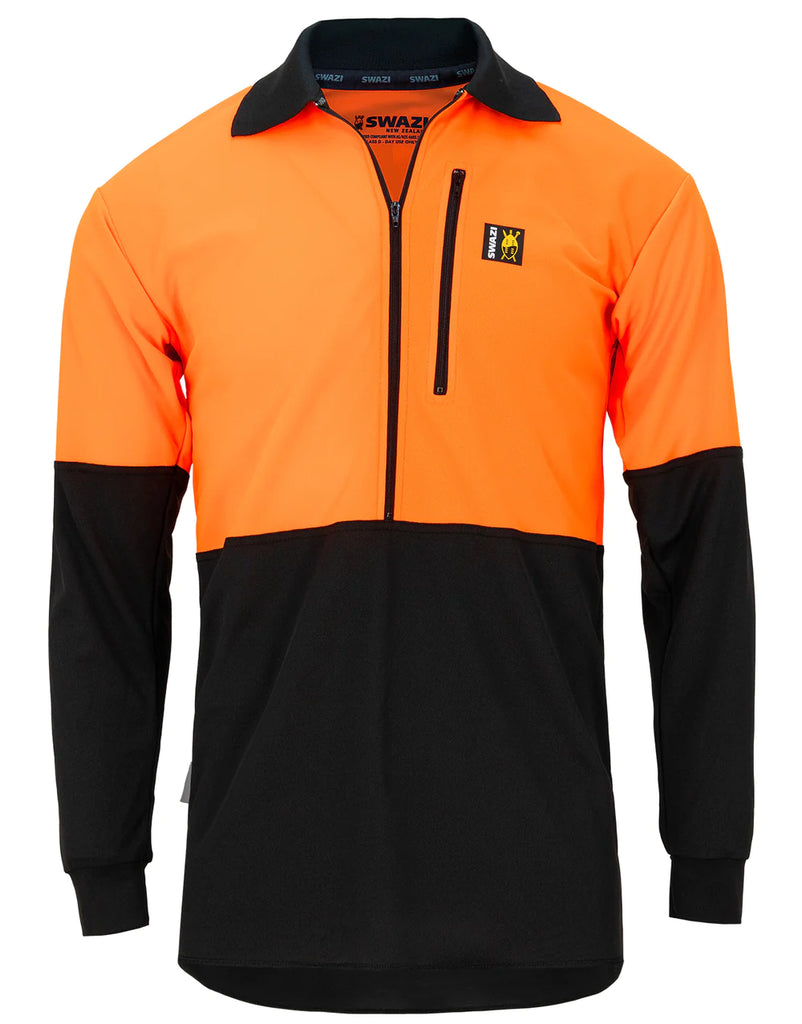 Swazi-Swazi Hi Vis Climb-Max Long Sleeve Shirt-Discount Workwear NZ