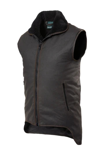 Kaiwaka-Kaiwaka Oilskin Sleeveless Vest-Discount Workwear NZ