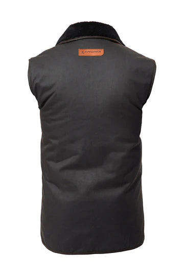 Kaiwaka-Kaiwaka Oilskin Sleeveless Vest-Discount Workwear NZ