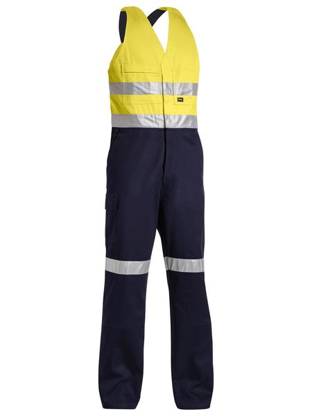 Bisley-Bisley Taped Hi Vis Action Back Overall-Discount Workwear NZ