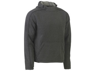 Bisley-Flex n Move Marle Fleece Hoodie Jumper-Discount Workwear NZ