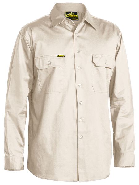 Bisley-Bisley Cool Lightweight Drill Shirt-Discount Workwear NZ