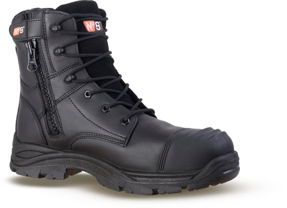 Apex Footwear-Apex Linesman Zip Sided Boot-Discount Workwear NZ