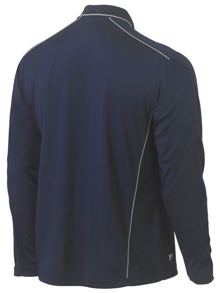 Bisley-Bisley Cool Mesh Long Sleeve Polo-Discount Workwear NZ