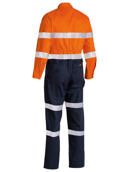 Bisley-Bisley Taped Hi Vis Drill Coverall-Discount Workwear NZ