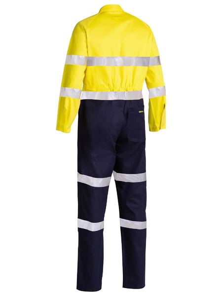 Bisley-Bisley Taped Hi Vis Drill Coverall-Discount Workwear NZ