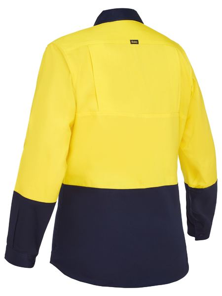 Bisley-Bisley Womens Cool Lightweight Hi Vis Drill Shirt-Discount Workwear NZ