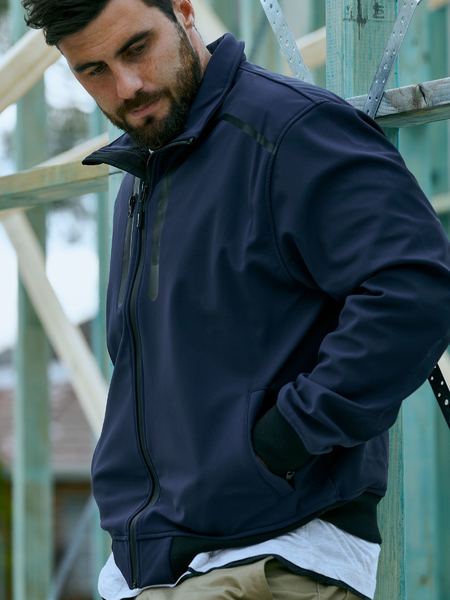 Bisley-Bisley Premium Soft Shell Bomber Jacket-Discount Workwear NZ