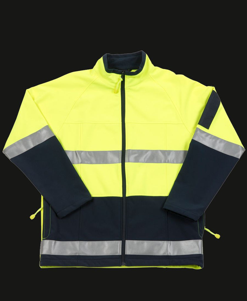 vendor-unknown-Hi-Viz Soft Shell Jacket-Discount Workwear NZ