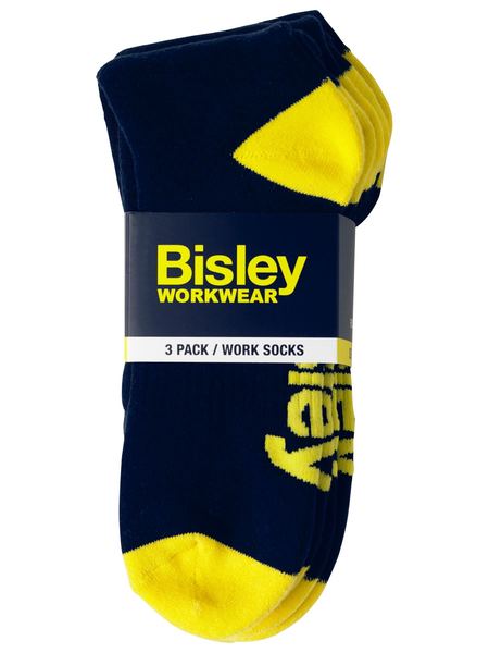 Bisley-Bisley Work Sock Pack (3X PACK)-Discount Workwear NZ