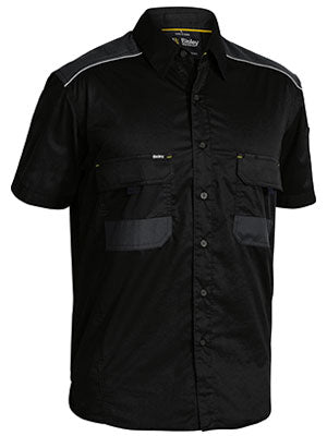Bisley-Bisley Flex & Move Shirt - Short Sleeve-Discount Workwear NZ