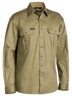 Bisley-Bisley Cotton Drill Shirt-Discount Workwear NZ