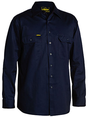 Bisley-Bisley Cool Lightweight Drill Shirt-Discount Workwear NZ