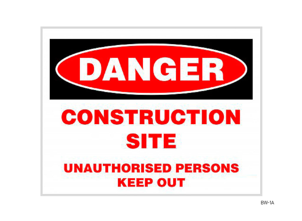 Esko Safety-Danger Keep Out Sign, Corflute, 600 x 450mm-Discount Workwear NZ