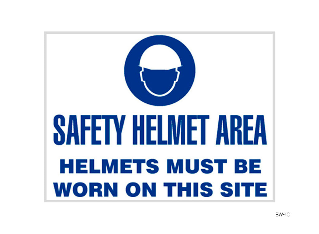 Esko Safety-Hardhat Safety Sign, Corflute, 600 x 450mm-Discount Workwear NZ