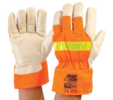 vendor-unknown-Riggamate Reflector Lined Glove-Discount Workwear NZ