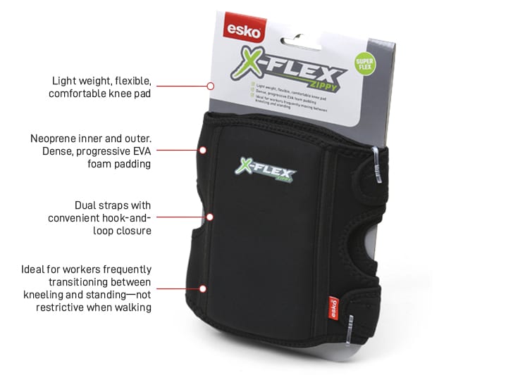 Esko Safety-Esko Zippy neoprene/EVA kneepad-Discount Workwear NZ