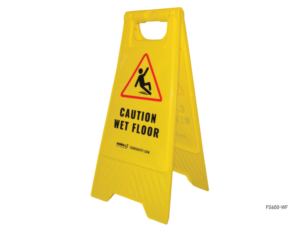 Esko Safety-Floor Sign 'WET FLOOR'-Discount Workwear NZ