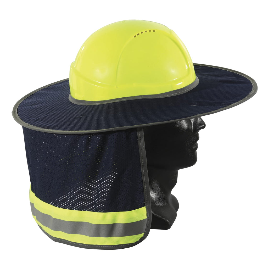 Esko Safety-Good2Glow Full Brim Hat Sun Shield, Blue-Discount Workwear NZ