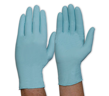 vendor-unknown-BLUE Powder Free Nitrile Gloves-Discount Workwear NZ