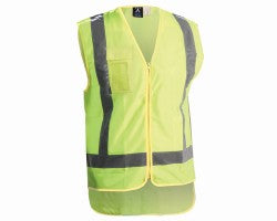 vendor-unknown-Protex Day/Night Polyester Vest - Zipped-Discount Workwear NZ