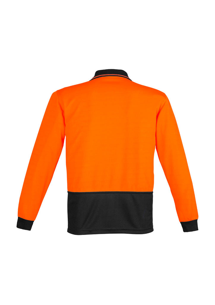 Syzmik-Syzmik Unisex Hi Vis Basic L/S Polo-Discount Workwear NZ