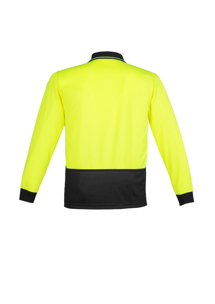 Syzmik-Syzmik Unisex Hi Vis Basic L/S Polo-Discount Workwear NZ