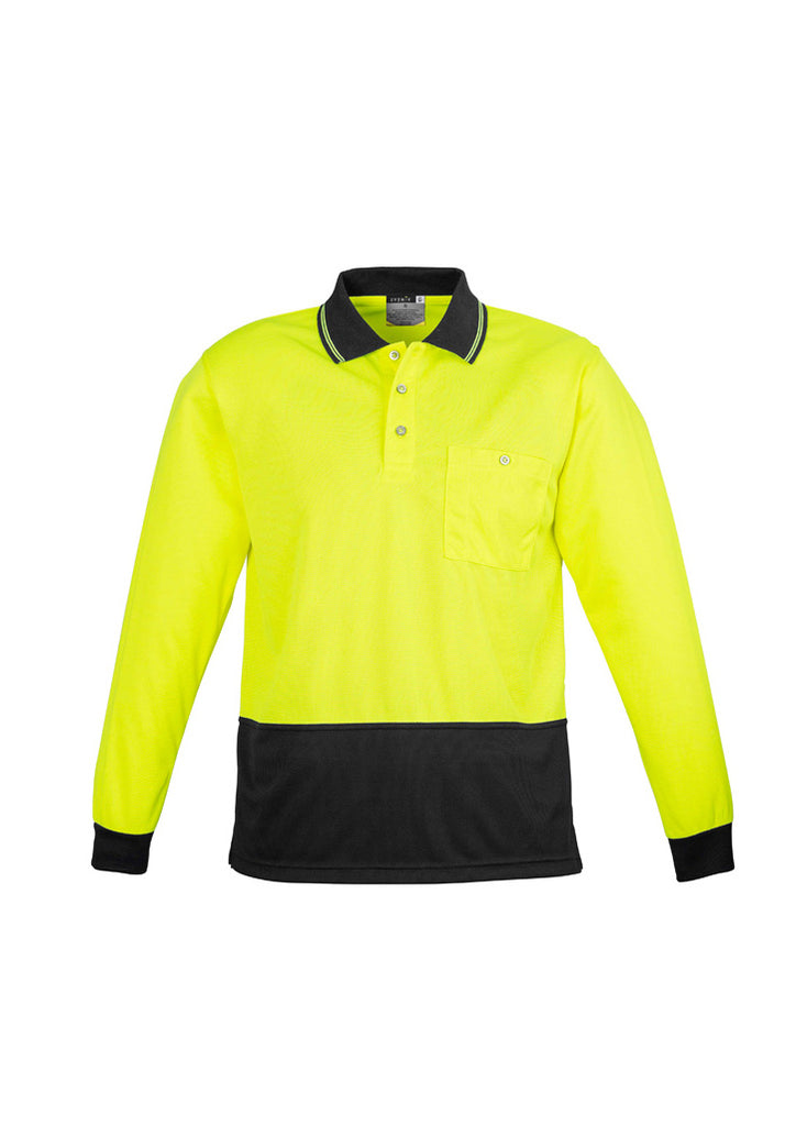 Syzmik-Syzmik Unisex Hi Vis Basic L/S Polo-Discount Workwear NZ