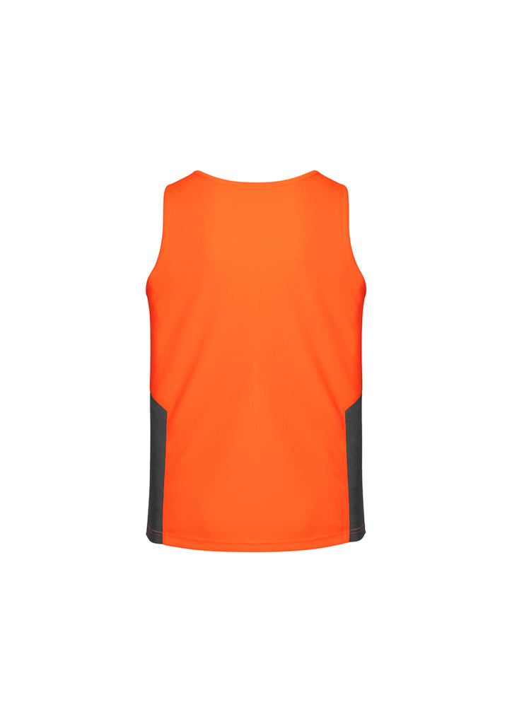 Syzmik-Syzmik Unisex Hi Vis Squad Singlet-Discount Workwear NZ