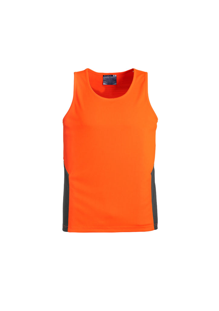 Syzmik-Syzmik Unisex Hi Vis Squad Singlet-Discount Workwear NZ