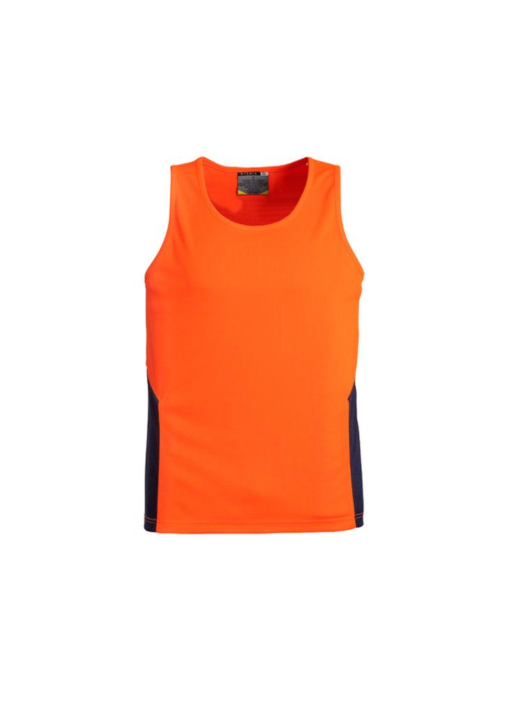 Syzmik-Syzmik Unisex Hi Vis Squad Singlet-Discount Workwear NZ