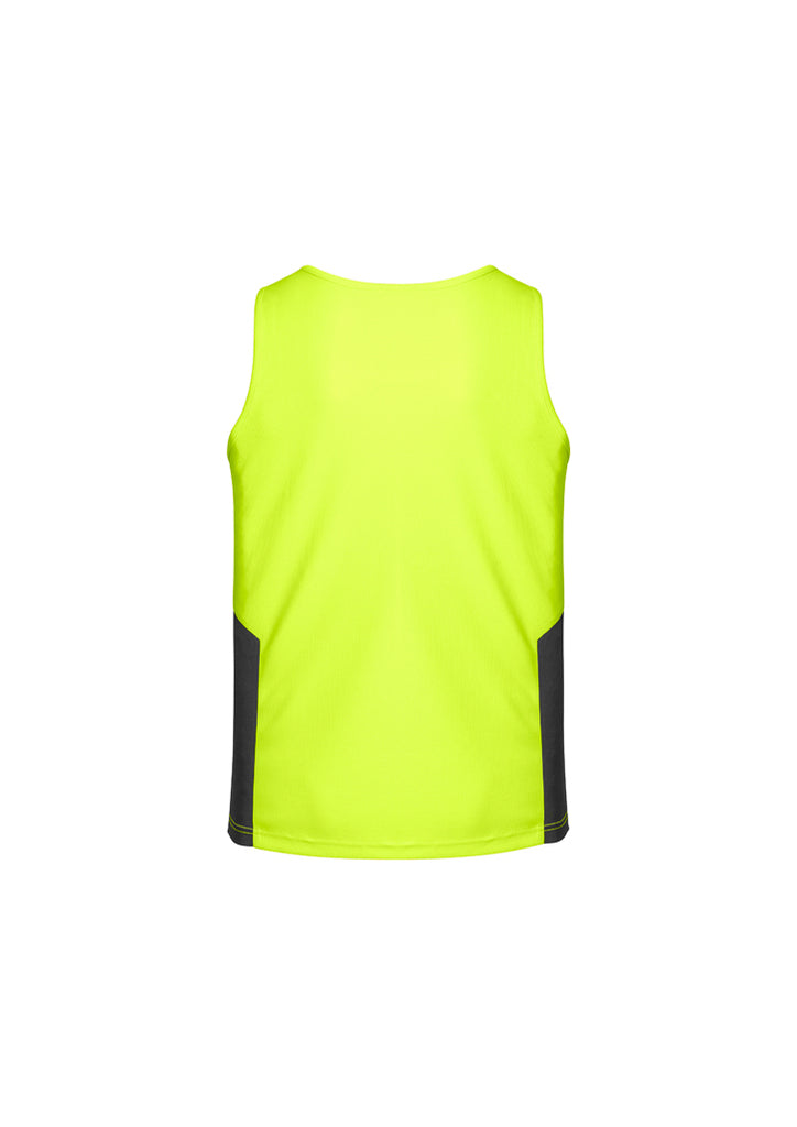 Syzmik-Syzmik Unisex Hi Vis Squad Singlet-Discount Workwear NZ