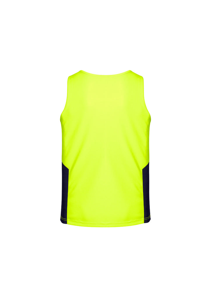 Syzmik-Syzmik Unisex Hi Vis Squad Singlet-Discount Workwear NZ