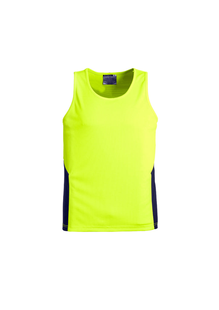 Syzmik-Syzmik Unisex Hi Vis Squad Singlet-Discount Workwear NZ