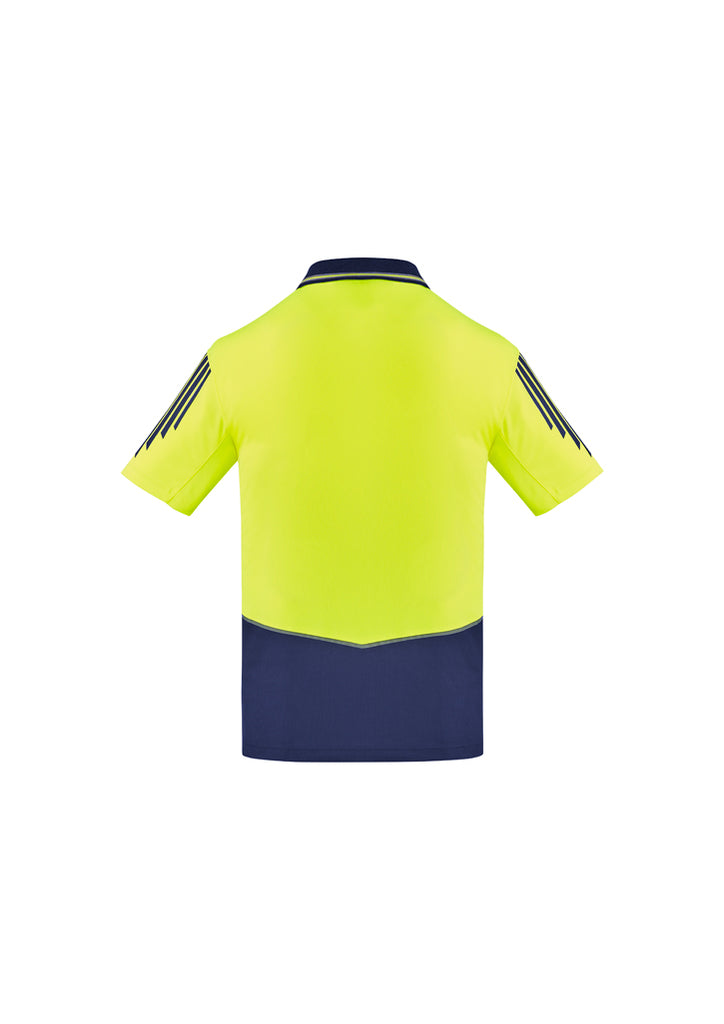 Syzmik-Syzmik Mens Hi Vis Flux S/S Polo-Discount Workwear NZ