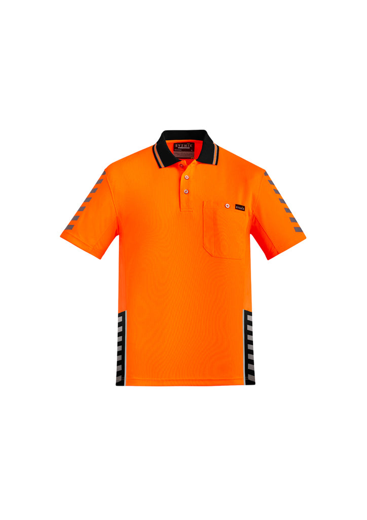 Syzmik-Syzmik Mens Hi Vis Komodo Polo-Discount Workwear NZ