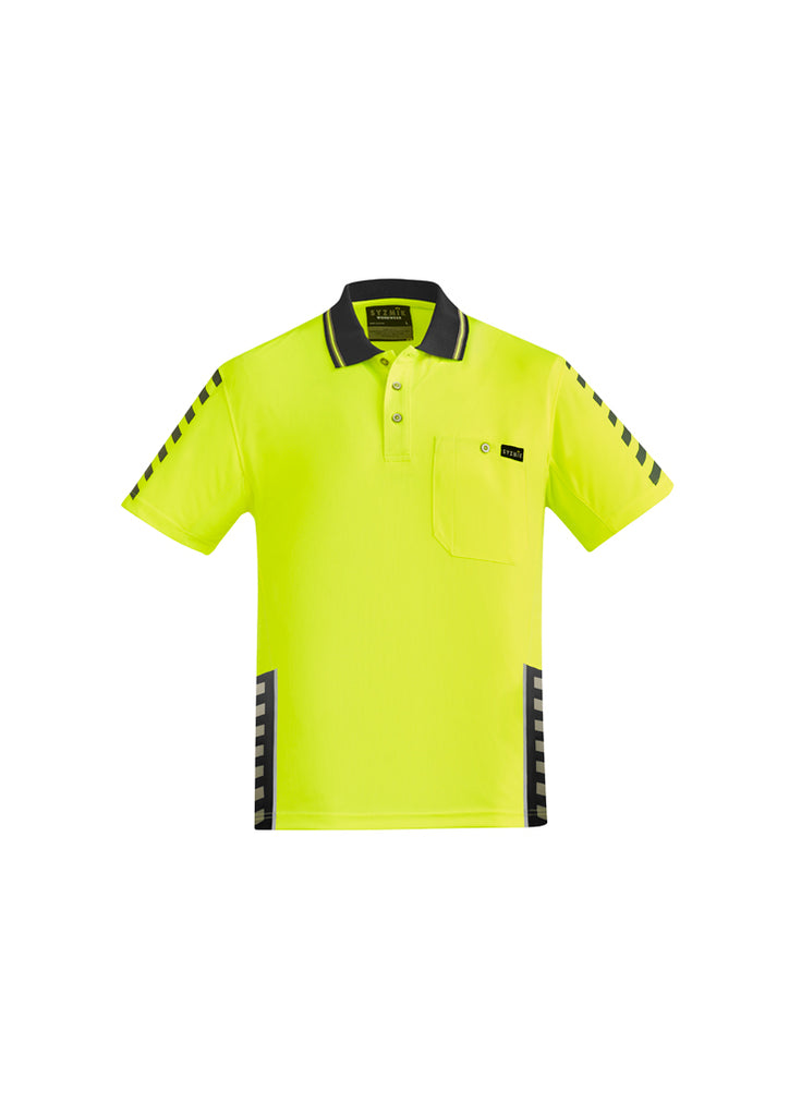 Syzmik-Syzmik Mens Hi Vis Komodo Polo-Discount Workwear NZ