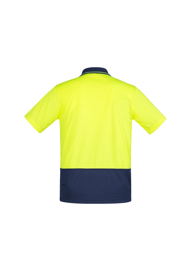 Syzmik-Syzmik Mens Hi Vis Comfort Back S/S Polo-Discount Workwear NZ