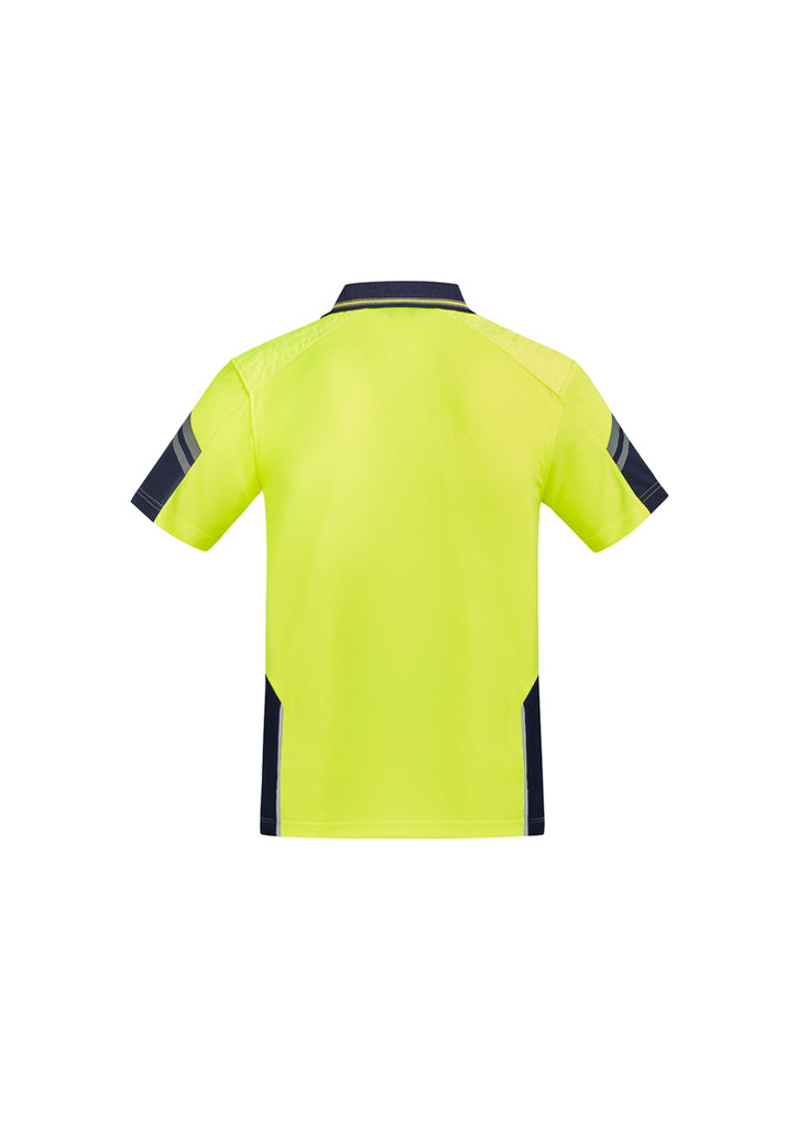 Syzmik-Syzmik Mens Hi Vis Reinforced Squad S/S Polo-Discount Workwear NZ