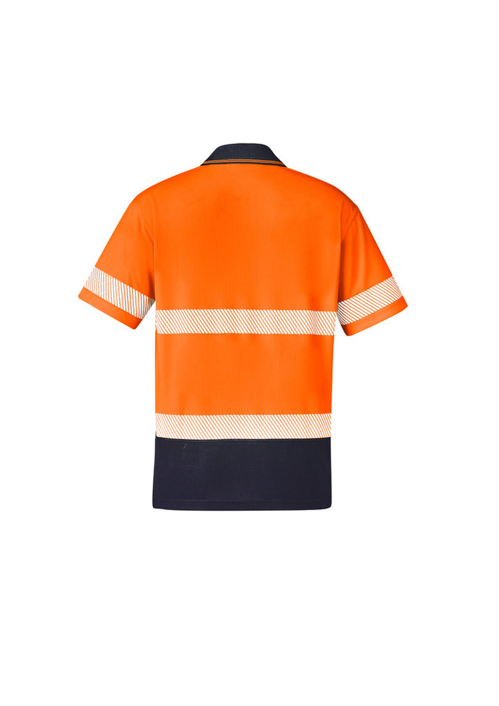 Syzmik-Syzmik Unisex Hi Vis Segmented S/S Polo-Discount Workwear NZ