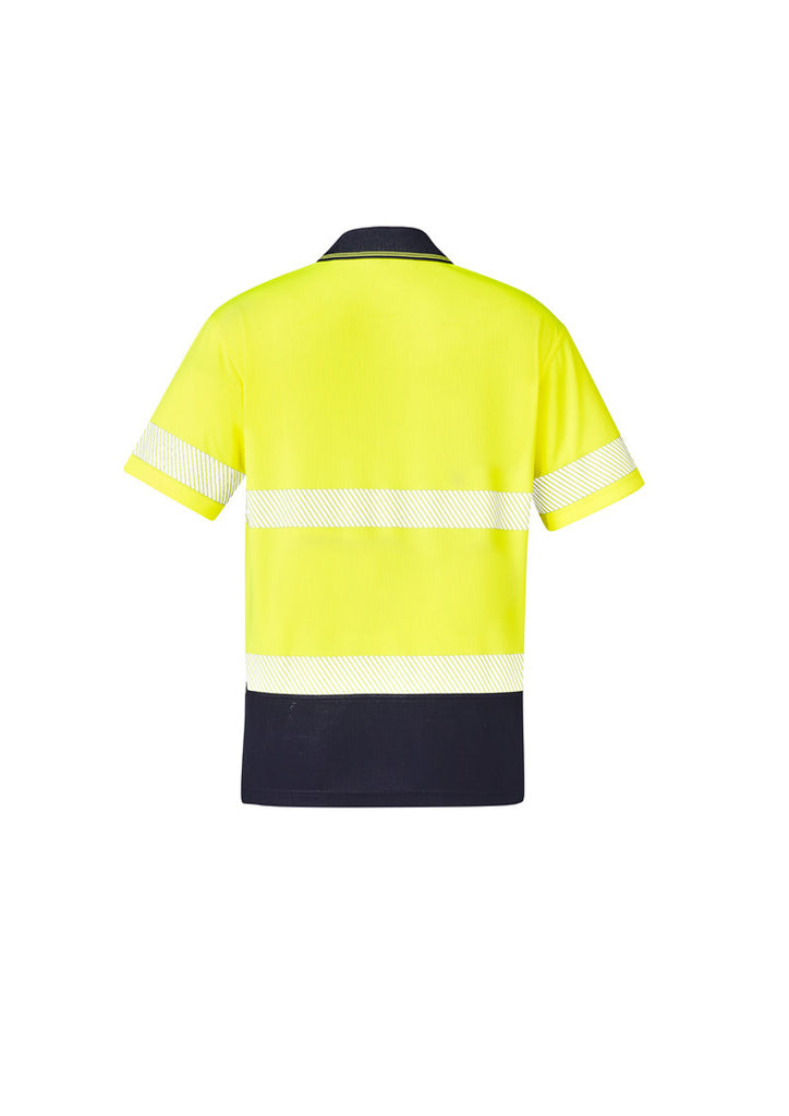 Syzmik-Syzmik Unisex Hi Vis Segmented S/S Polo-Discount Workwear NZ