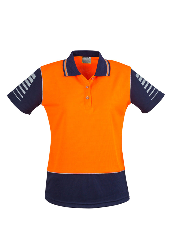 Syzmik-Syzmik Womens Hi Vis Zone Polo-Discount Workwear NZ