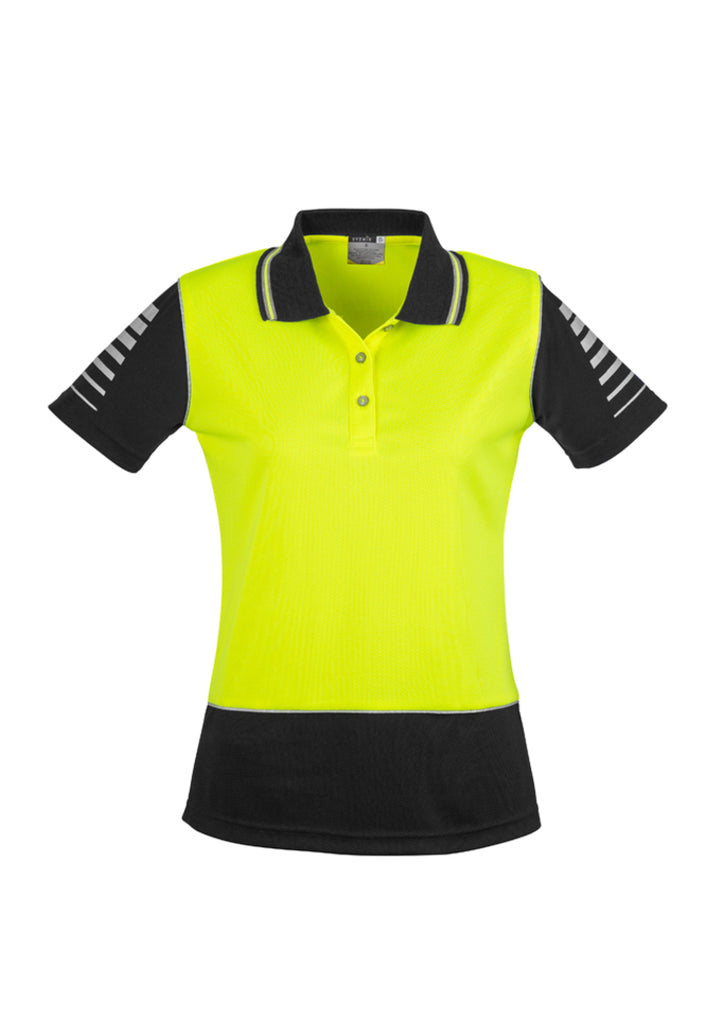 Syzmik-Syzmik Womens Hi Vis Zone Polo-Discount Workwear NZ