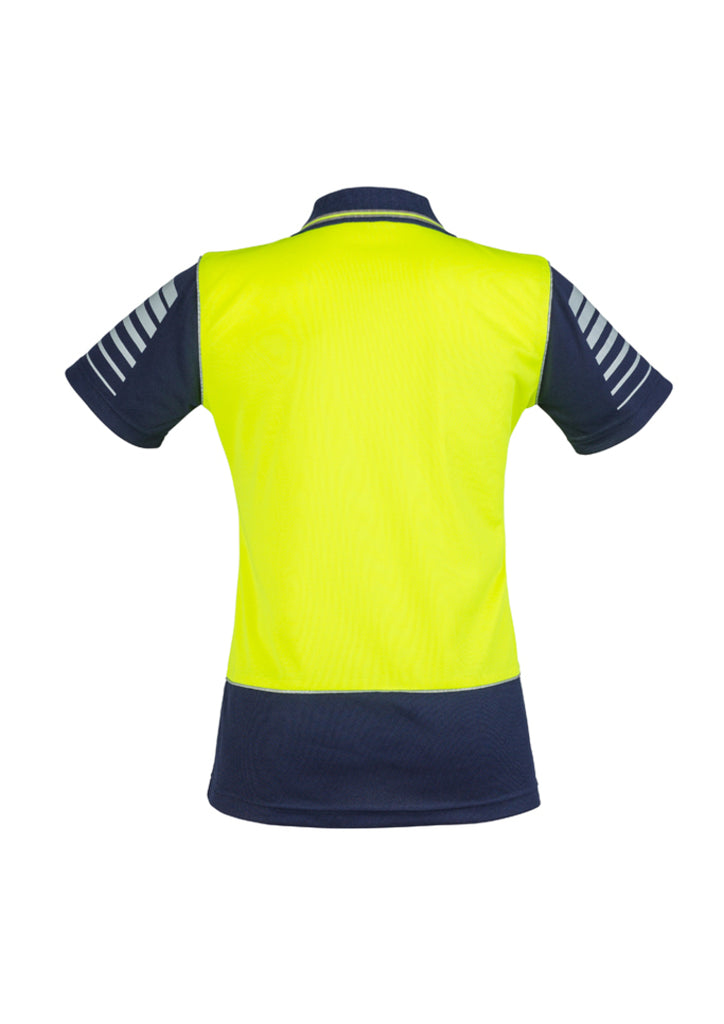 Syzmik-Syzmik Womens Hi Vis Zone Polo-Discount Workwear NZ