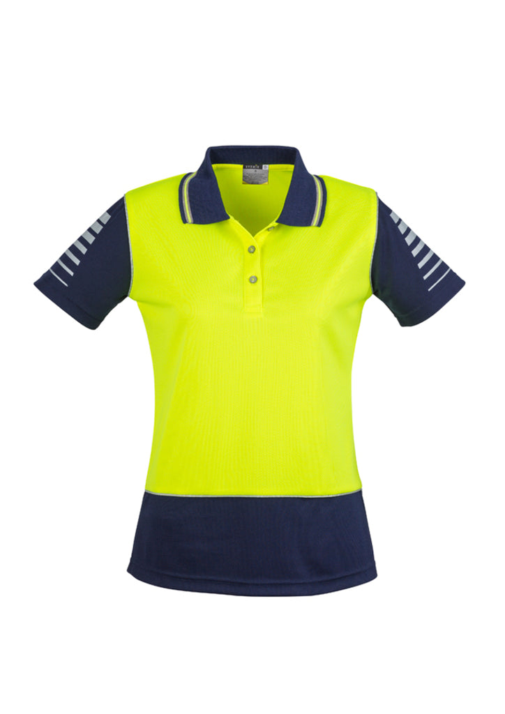 Syzmik-Syzmik Womens Hi Vis Zone Polo-Discount Workwear NZ