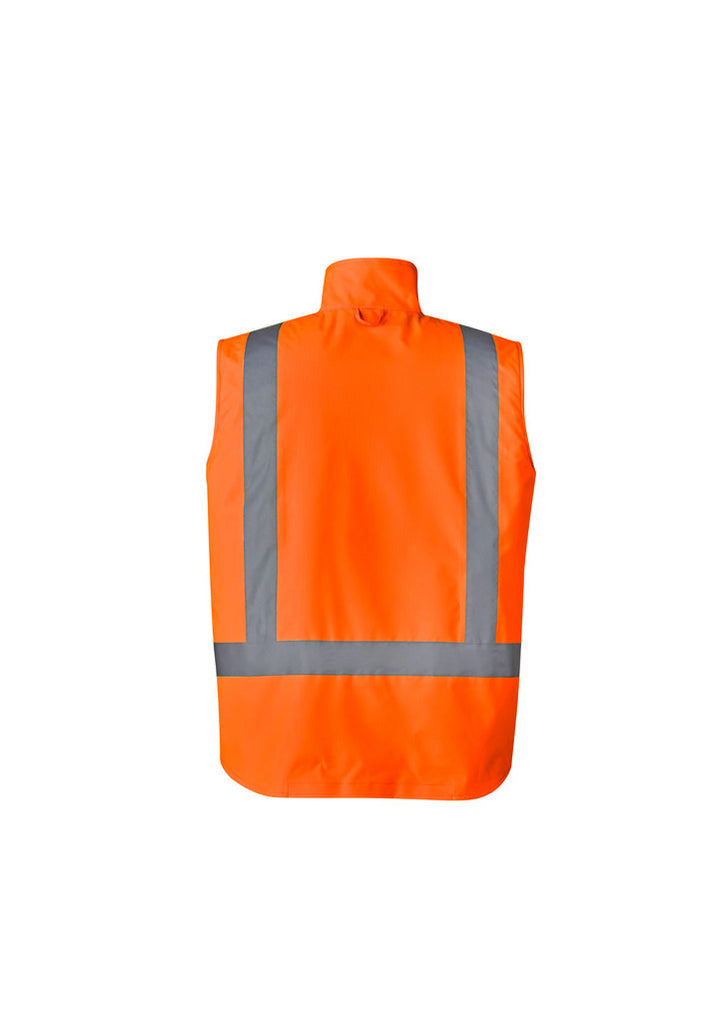 Syzmik-Syzmik Mens Hi Vis Basic 4 in 1 Waterproof Jacket-Discount Workwear NZ