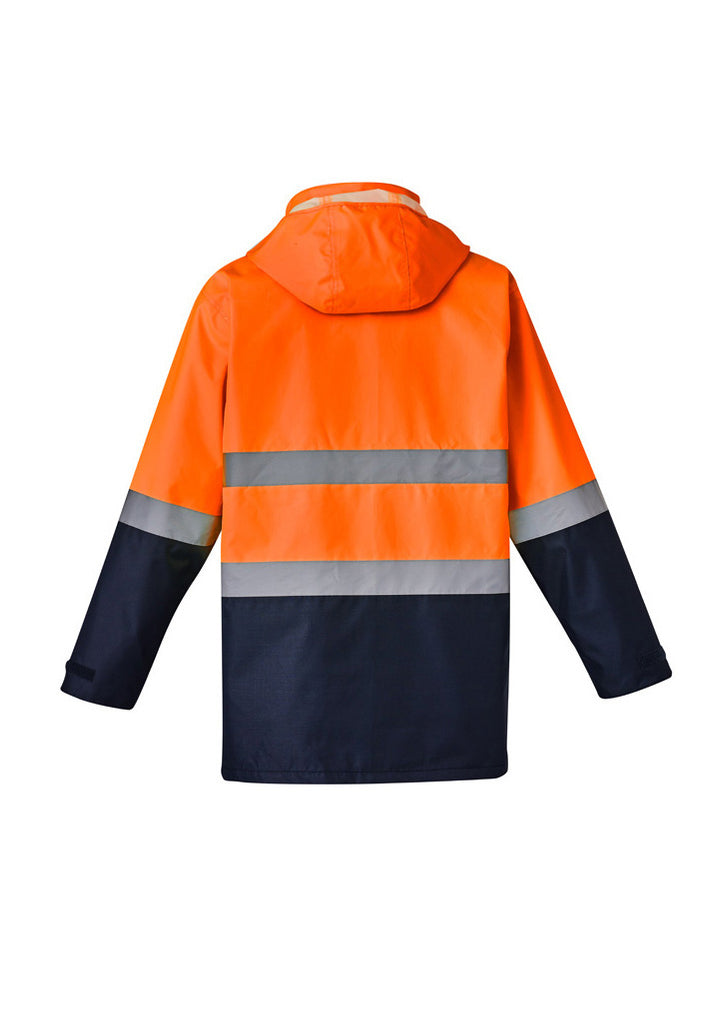 Syzmik-Syzmik Mens Hi Vis Basic 4 in 1 Waterproof Jacket-Discount Workwear NZ