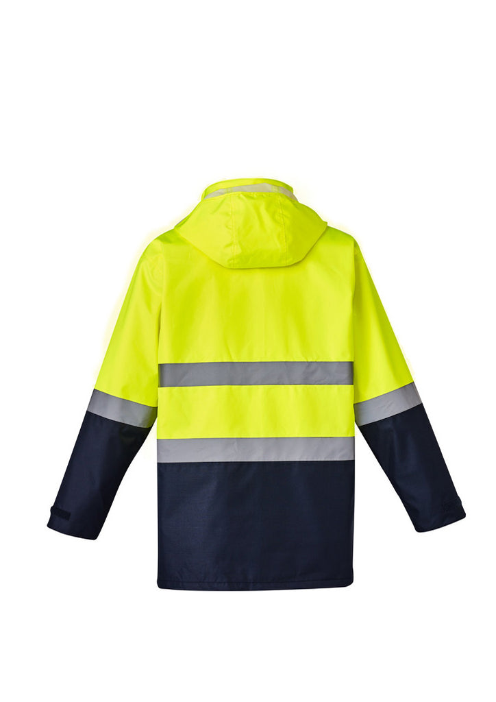 Syzmik-Syzmik Mens Hi Vis Basic 4 in 1 Waterproof Jacket-Discount Workwear NZ